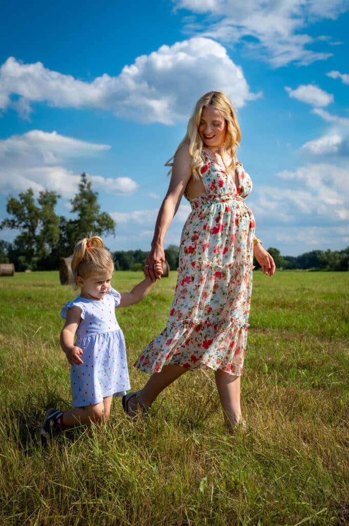 Familienshooting an der Elbe