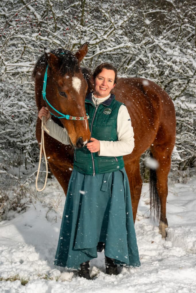 Pferde im Schnee 11 Pferd im Schnee